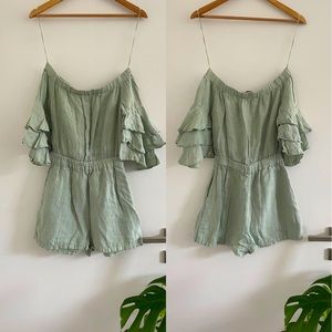 ZARA Off-Shoulder Romper